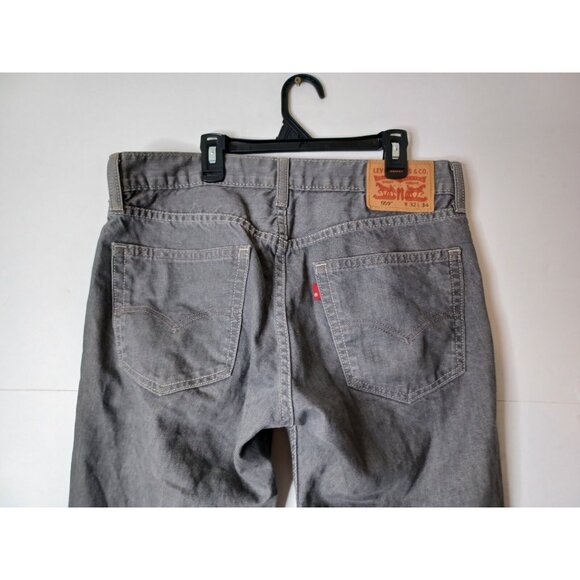 Levi’s Strauss 559 Black 34/32 Mens Straight Leg Regular Fit Denim Jeans - Picture 7 of 9